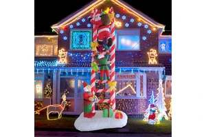 Custom LED Santa Inflatable for Christmas Yard Garden Decorations Innovative Innovations Product