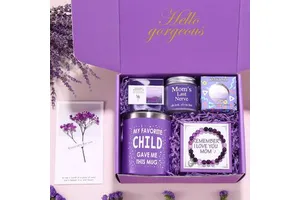 UIONEN Mom Luxury Classic Free Form Relaxing Spa Personal Care Fashion Trend Unique Birthday Xmas Mothers Day Gift Basket Set