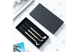 Manufacturer-Supplied Modern Metal Golf Club Gift Box for Father's Day