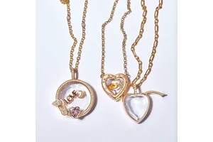 2026 New Fashion 18K Gold Plated Photo Box Pendant Trendy Heart Locket Diamonds DIY Necklace Zircon Cute Jewelry Strand For Girl