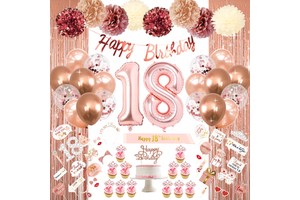 Nicro 18th 21th 30th Birthday Rose Gold Bride to Be Set Wholesale Girl Birthday Event Party Adult Supplies Decorations