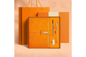 Affordable Customizable Unique Thank You Fathers Mother Day Custom Note Book Pen Gift Set Premium for Men and Women Wholesale
