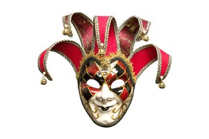 Wholesale Retro Venetian Masquerade Mask, Vintage Costume Mask for Carnival Party Performance