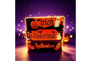Halloween Themed Butter Squishy PU Stress Relief Toy with Soft Slow Rebound Texture for Students Desk Play Party Gifts