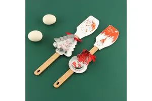 Christmas Baking Supplies Stainless Steel & Silicone Waterproof Durable Eco-Friendly Reusable