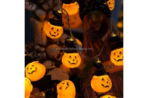 Hot Selling Product Led Halloween Pumpkin Decorative Light With Battery Box Holiday Decoration Christmas Supplies
