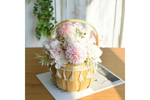 Pumpkin Without Frills Baskets Flower Shops Flowers Flower Bouquets As Gifts For Girls For Valentine's Day And Mother's Day