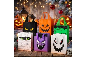 Halloween Souvenir Tote Bag Design Halloween Christmas Gift Packaging Bag Non-woven Shopping Bag