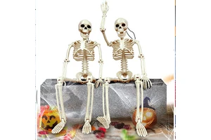 2025 Hot Sale Halloween Human Skeleton Decorations Party Supplies Halloween Custom Haunted House Props
