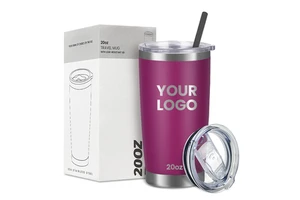 Custom Logo 20 Oz Tumbler Thermal Coffee Mugs Office Travel Cup Stainless Steel Tumbler Vasos Termicos With Magnetic Lid