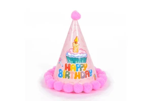 Inexpensive Children's Birthday Party Hat Environmentally Degradable Paper Card Party Streamer & Confetti