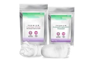 Hot Keepsakes Gifts And Family Activities Alginate Impression Powder Baby Hand And Foot Casting Kit