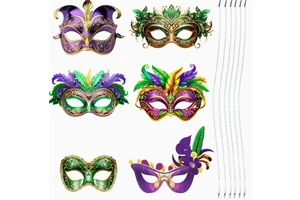 Brazil Carnival Theme Party Decorative Mask