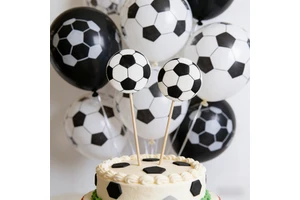 902168 Soccer Football Stick Flag Party Decorations Sports Event Supplies Handheld Flag Party Supplies Kids Adults Birthday