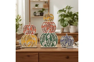 Cross-border Thanksgiving Decorations Autumn Fall Season logo Desktop Indoor Ornaments Harvest Festival Pumpkin Decoration