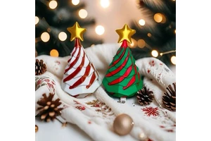 3D Printed Spiral Cone Christmas Tree Toy Decompression Desktop Decoration and Holiday Season Souvenir Gift