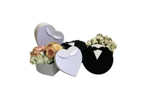 Flower Gift Set 2-piece Father's Day Gift Set Contains 2 Pieces of Factory Straight Hair