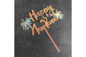 Brilliant 2025 New Year's Eve Acrylic Decoration Plaque Hanging Prop New Year Spring Festival Birthday Hot Bag