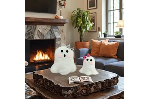 Halloween White Ghost Pillow Ornament Factory Price New Arrival Polyester Indoor Use Decorations