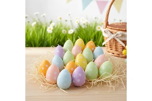 Wholesale Resurrection Egg Scented Candle Easter Egg Macaron Shaped Candle Holiday Decoration Ornament