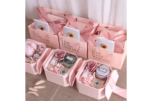 Womens Day & Mothers Day Luxury Customizable Wedding & Birthday Gift Box with LOccitane Products