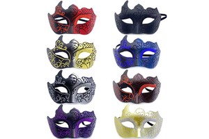 Masquerade Mask for Men Women Couple Venetian Mask Carnival Mask for Halloween Mardi Gras Costume Party Prom Ball