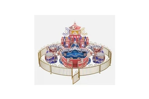 Amusement Park Direct Manufacture Amusement Rides with Funfair Park Games Rotary Venice Boat Ride for Sale