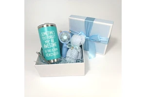 2025 Summer Gift Set 20oz Tumbler with Fan Towel Wellbeing Get Well Soon Christmas Gifts Ideas for Sister Best Friend Mum