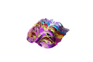 Elegant Glitter Venetian Mask Masquerade Carnival Halloween Christmas Party Costume Cosplay Mask Unisex