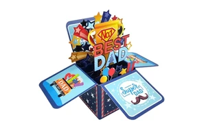 Father's Day 3D up Card Fun Father's Day Gift Card Gift HM23