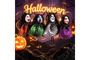 New Arrival Halloween Cloth Decorations Ghost Pumpkin Witch and Doll Party Accessories Portable Durable Fast Delivery