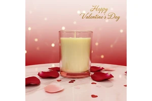 Wholesale New Design Valentine's Day Handmade Paraffin Wax Candles Unique Style Creative