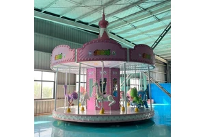 Funfair Rides Manege Merry Go Round Children Horse Carousel Horses Amusement Rides For Kids