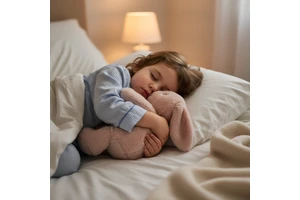 Embroidered Long Plush PP Cotton Mesh Lining Microwaveable Bunny Soft Heated Stuffed Rabbit Kids Warm Comfort Sleep