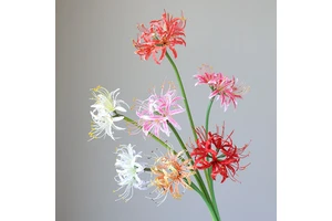 Nice Quality Wholesale Higanbana Flower Equinox Flower Glass Home Decoration Valentine's Day Thanksgiving Chinese New Year Table