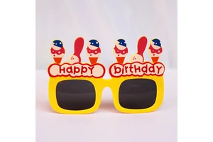 Happy Birthday Hot New Design Adult & Teenager Birthday Glasses Cake Party Decorations for Parties