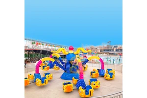 Spinning Octopus Ride-Children's Indoor/Outdoor Amusement Ride with Exciting Visual Showpiece for Carnival and Resort Venues