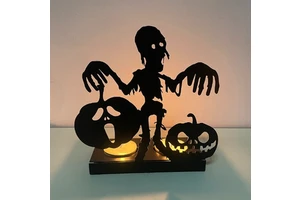 Halloween Decorative Iron Ornaments Props for Europe and the United States Horror Atmosphere Arrangement Metal Crafts Product