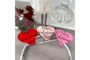 Valentine's Day love Lips love Cake Decorating Supplies Happy Valentine's Day Acrylic for Wedding Cake Topper