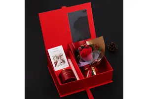 Valentine's Day Gift Ideas Corporate & Birthday Present Women's Aromatherapy Soap Flower Gift Box for Mother's Day
