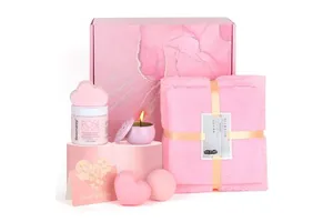 UIONEN Women Classic Fashion Trend Luxury Home Spa Gift Basket Set for Mother's Day Valentine's Day Pampering