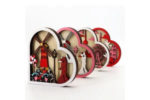 Hot Selling Romantic Valentine's Day Love Heart Shape Wooden Decorations Valentine's Day Gift Home Accessories