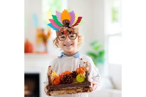 New Style Thanksgiving Innovative Cute Paper Glasses Scene Decorations Funny Photo Props Hot Sell for Party Supplies