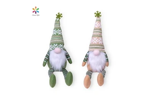 ER Factory Christmas New Products Decoration Knitted Non-woven Fabric Standing Faceless Doll Creative Gnome Decoration