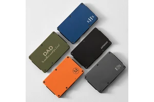 Money Clip High Quality Laser Engraved Credit Card Holder with Premium Slim Business Style Aluminum Alloy RFID Wallet for Men