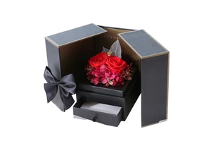Creative Valentine's Day Gift Box Set Rose & Lipstick Necklace Jewelry Eternal Love Concept Birthday Present Wholesale Options