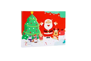 New Product Paper Christmas Jelly Book Toys Montessori Multi Function Children Educational Learning Toys for Kids Toddler Boys