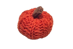 Handmade Crochet Pumpkin Ornament Halloween Party Harvest Thanksgiving Finished Product Wholesale