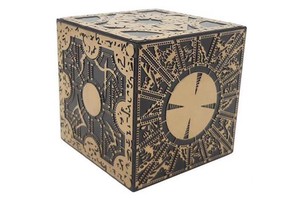 2023 New Product Hellraiser Puzzle Box Solid Lament Cube Foil Originator Horror Cosplay Prop FREE SHIP
