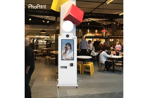 Portable Dslr Digital Credit Card Payment Magic Mirror Photo Booth Kiosk With Printer